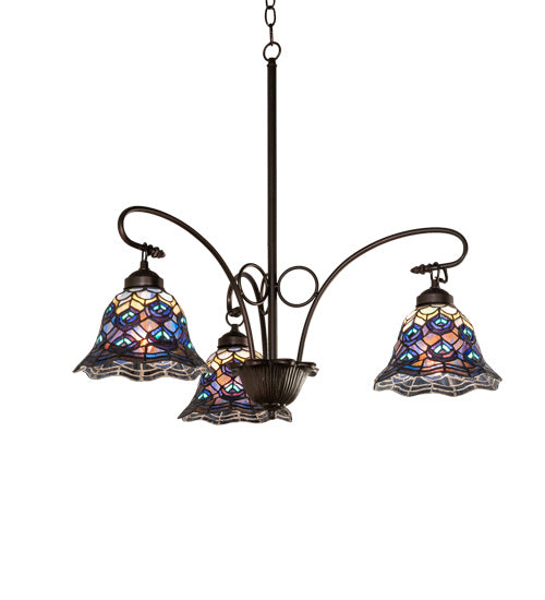 Meyda Tiffany 110685 Three Light Chandelier