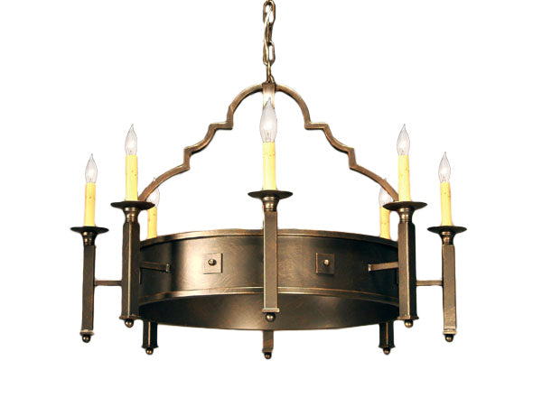 Meyda Tiffany 115174 Eight Light Pendant, French Bronze