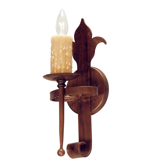 Meyda Tiffany 115211 One Light Wall Sconce, Rustic Iron