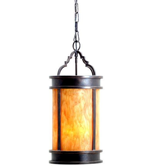 Meyda Tiffany 115539 Three Light Pendant, Gilded Tobacco