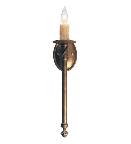 Meyda Tiffany 115714 One Light Wall Sconce, Autumn Leaf