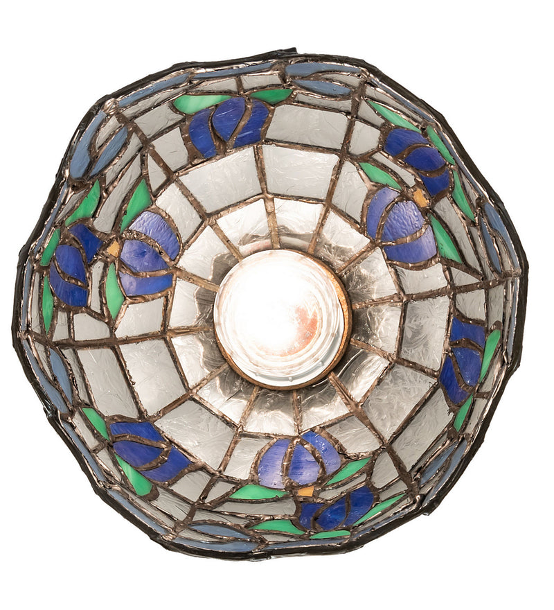 Meyda Tiffany 115802 One Light Mini Pendant, Mahogany Bronze