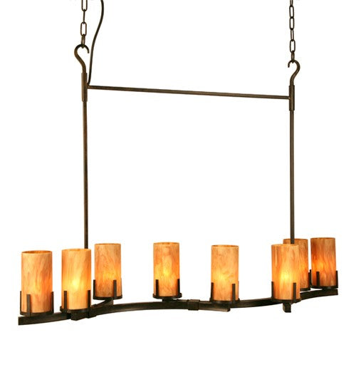 Meyda Tiffany 115870 Eight Light Chandelier, Coffee Bean
