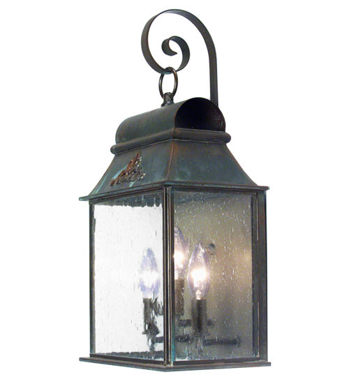Meyda Tiffany 115915 Three Light Wall Sconce, Golden Verde