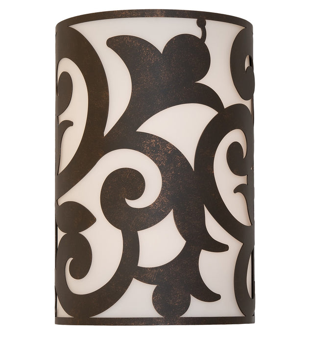 Meyda Tiffany 116038 Two Light Wall Sconce, Gilded Tobacco