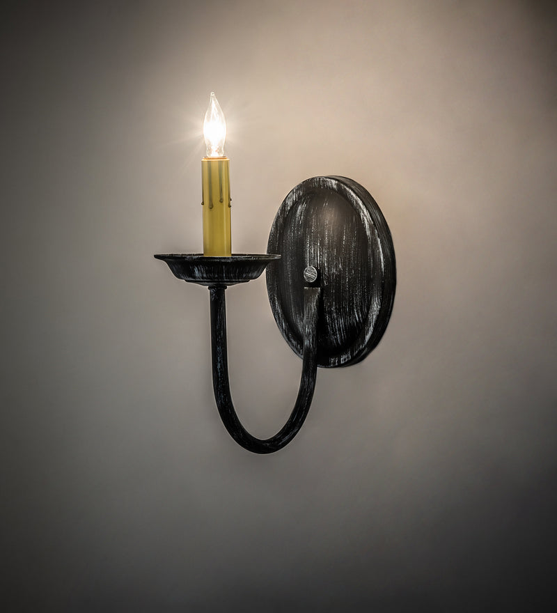 Meyda Tiffany 120774 One Light Wall Sconce, Antique Iron Gate