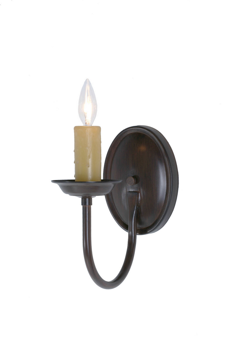 Meyda Tiffany 120774 One Light Wall Sconce, Antique Iron Gate