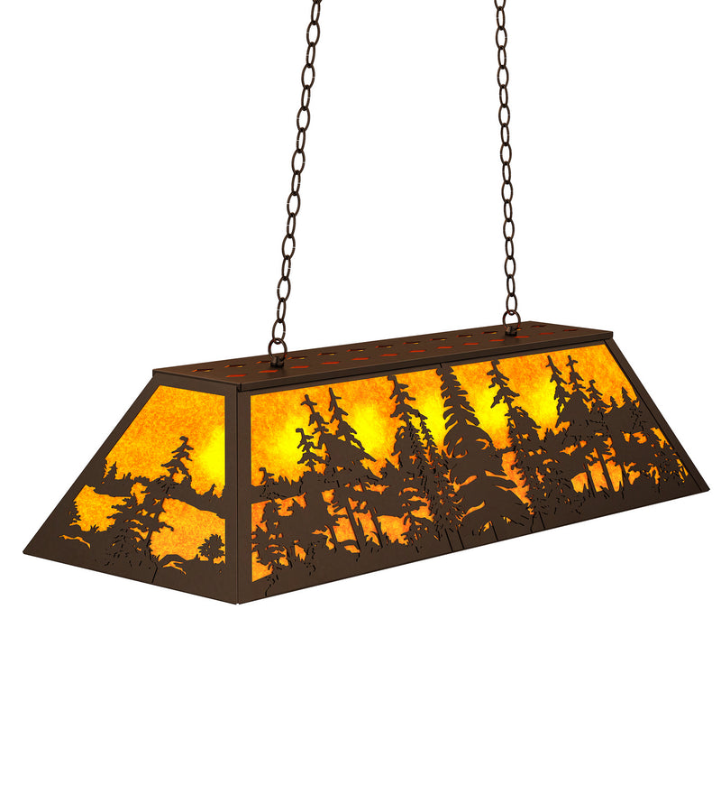 Meyda Tiffany 123151 Six Light Pendant, Timeless Bronze