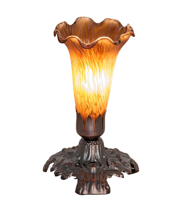 Meyda Tiffany 13359 One Light Accent Lamp, Mahogany Bronze