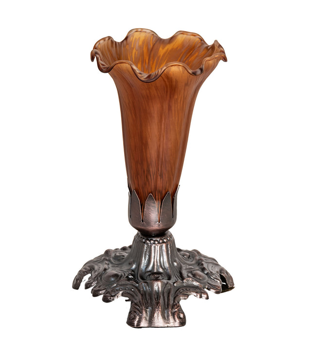 Meyda Tiffany 13359 One Light Accent Lamp, Mahogany Bronze