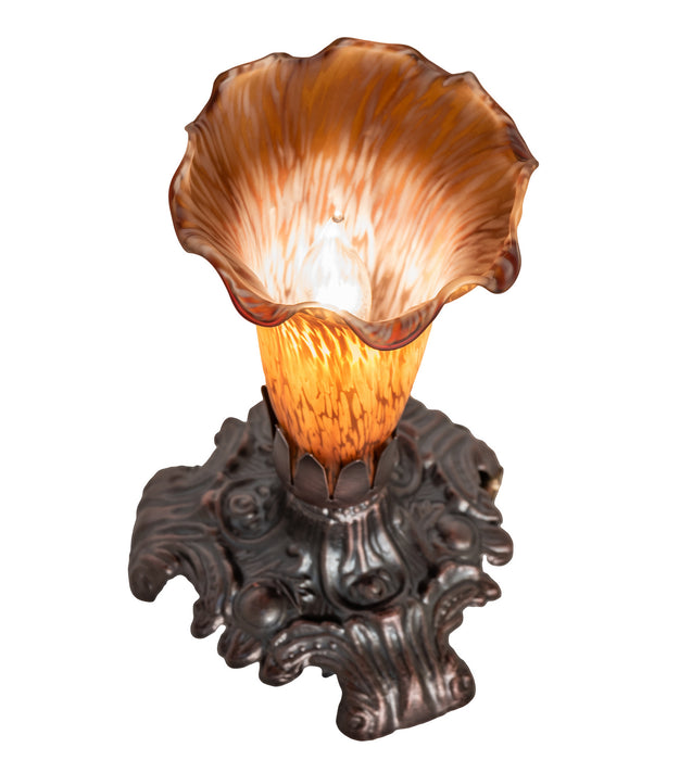 Meyda Tiffany 13359 One Light Accent Lamp, Mahogany Bronze