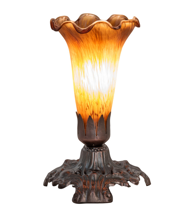 Meyda Tiffany 13359 One Light Accent Lamp, Mahogany Bronze