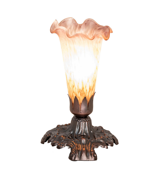 Meyda Tiffany 13380 One Light Accent Lamp, Mahogany Bronze