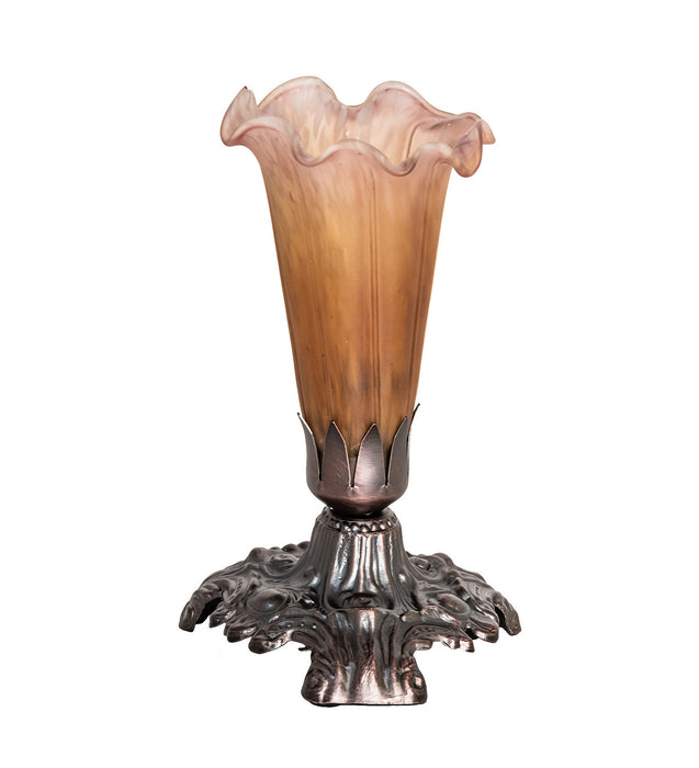 Meyda Tiffany 13380 One Light Accent Lamp, Mahogany Bronze