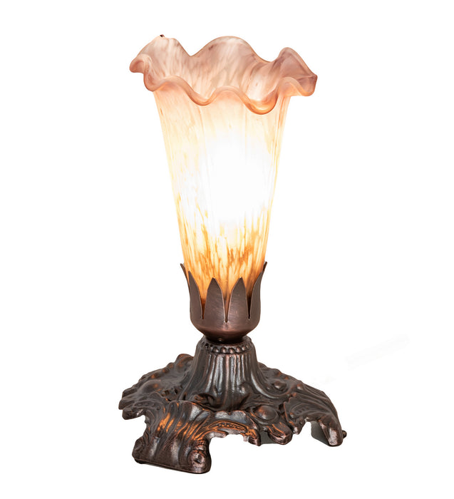 Meyda Tiffany 13380 One Light Accent Lamp, Mahogany Bronze