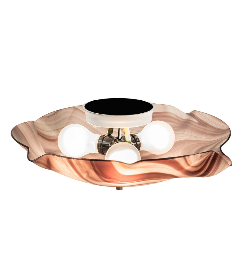 Meyda Tiffany 135462 Three Light Flush Mount