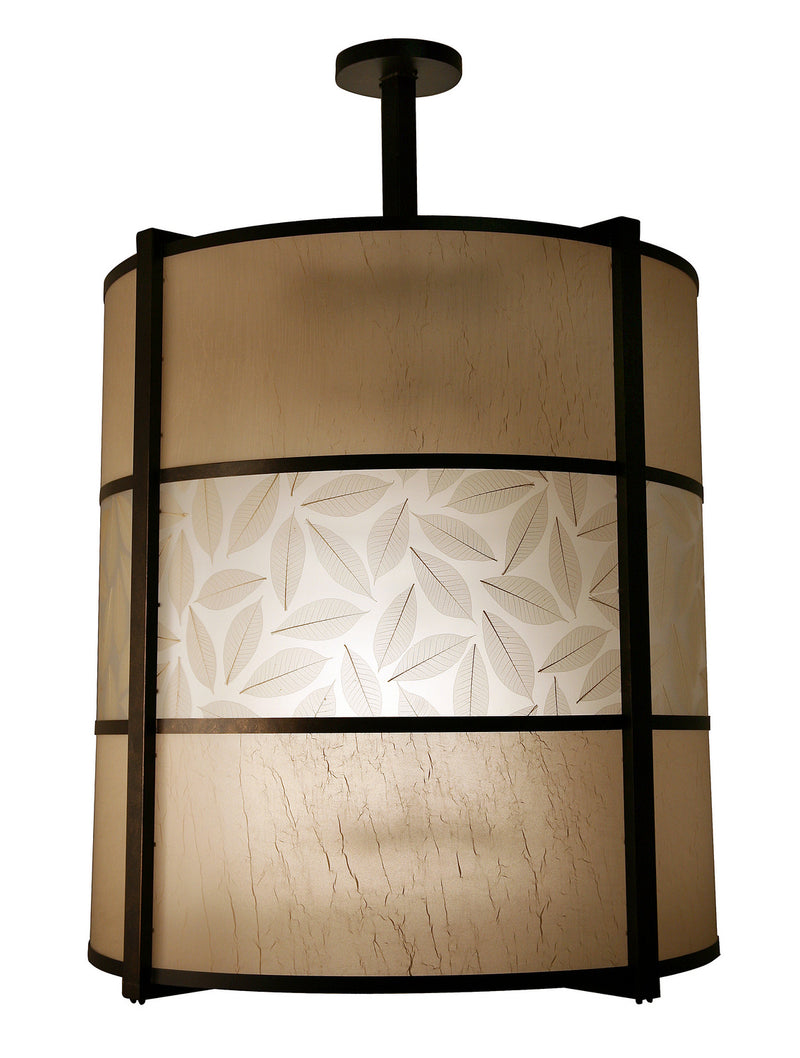 Meyda Tiffany 138297 12 Light Pendant, Gilded Tobacco