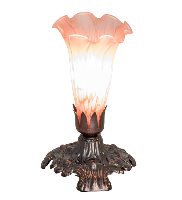 Meyda Tiffany 14375 One Light Accent Lamp, Mahogany Bronze