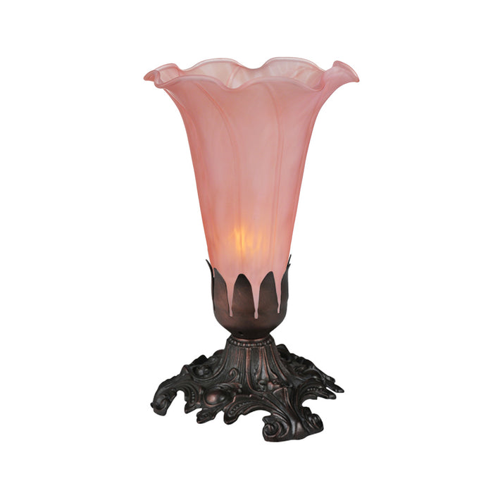 Meyda Tiffany 14375 One Light Accent Lamp, Mahogany Bronze