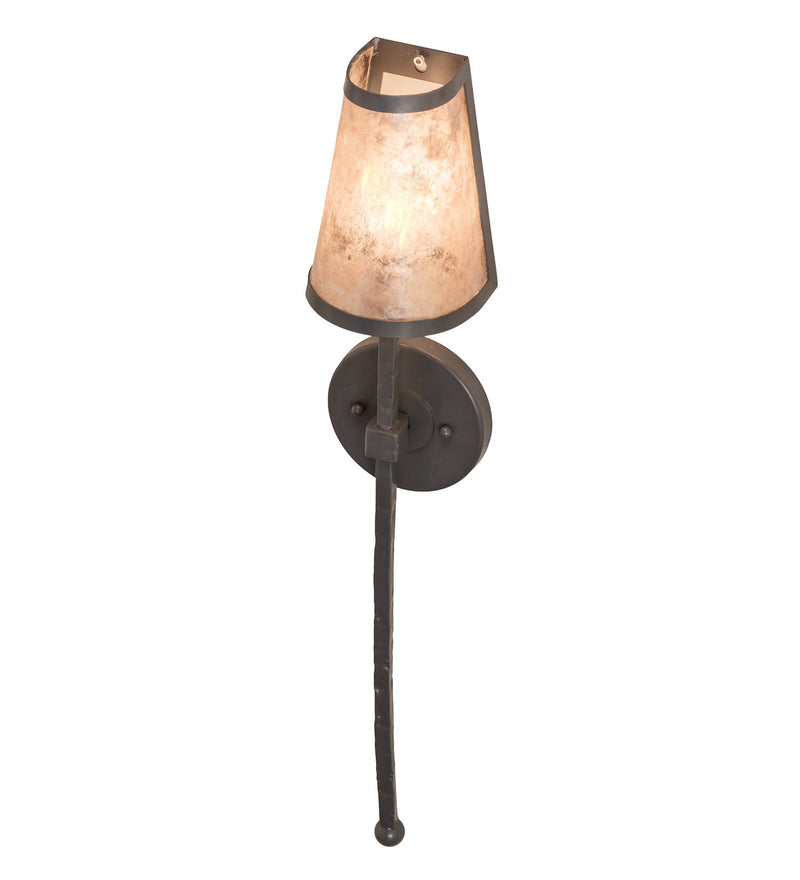 Meyda Tiffany 146553 One Light Wall Sconce, Graphite Pewter
