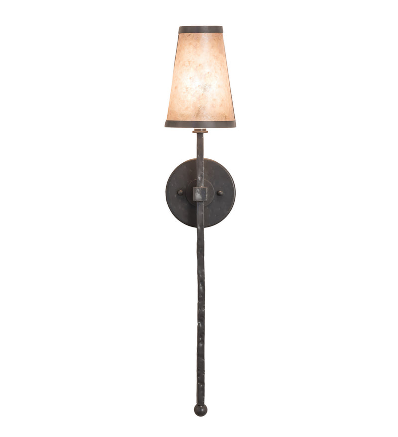 Meyda Tiffany 146553 One Light Wall Sconce, Graphite Pewter