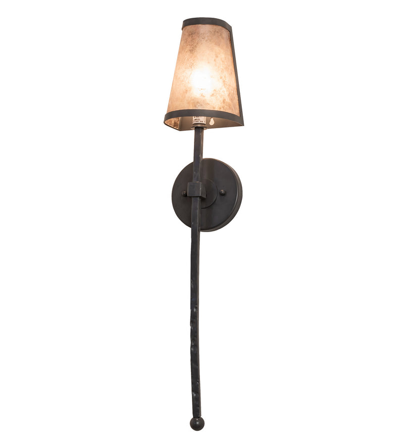 Meyda Tiffany 146553 One Light Wall Sconce, Graphite Pewter