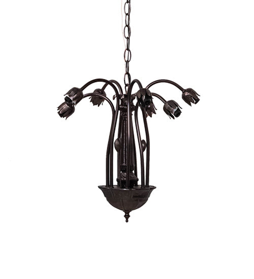 Meyda Tiffany 15513 Seven Light Chandelier Hardware, Mahogany Bronze