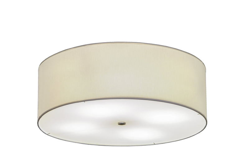 Meyda Tiffany 172933 Four Light Flushmount, Brushed Nickel
