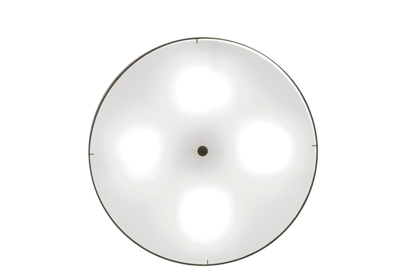 Meyda Tiffany 172933 Four Light Flushmount, Brushed Nickel