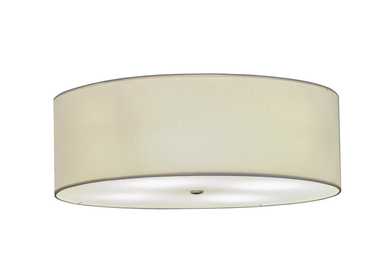 Meyda Tiffany 172933 Four Light Flushmount, Brushed Nickel