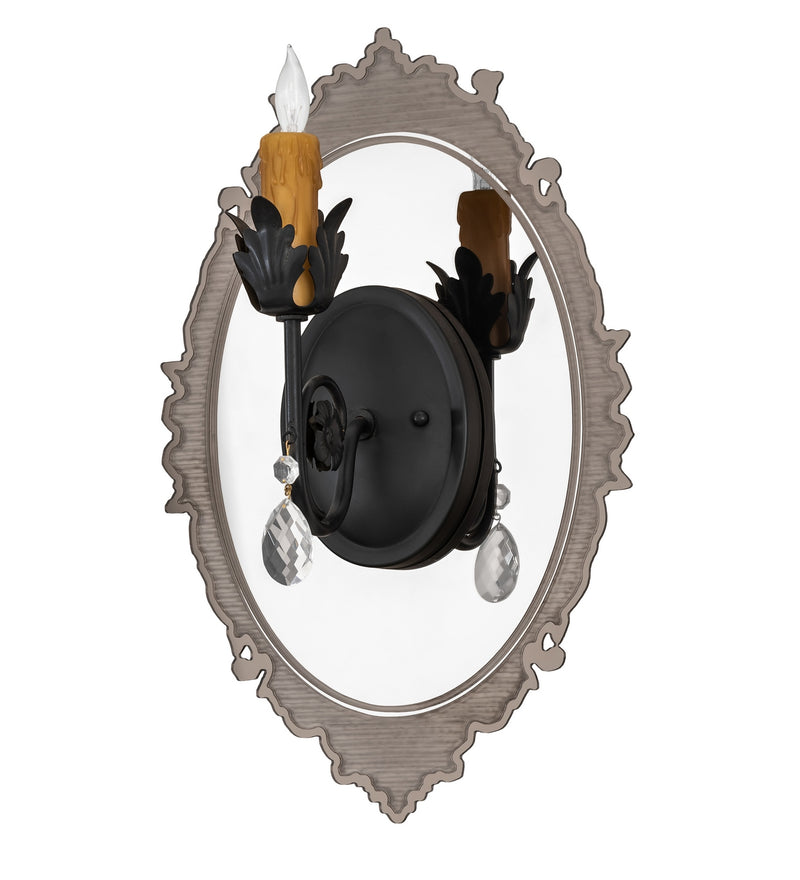 Meyda Tiffany 188190 One Light Wall Sconce, Mirror Acrylic