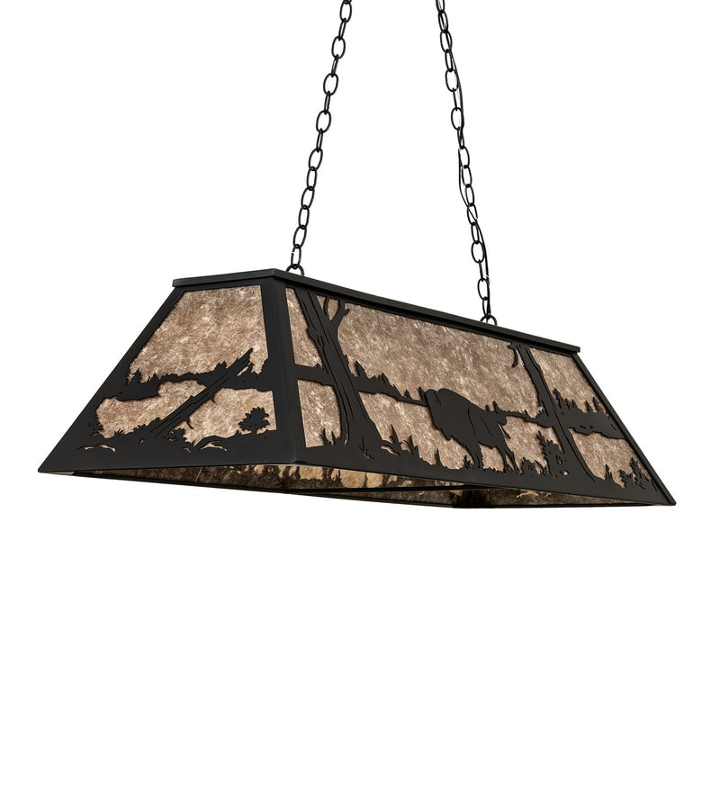 Meyda Tiffany 19083 Six Light Pendant, Textured Black