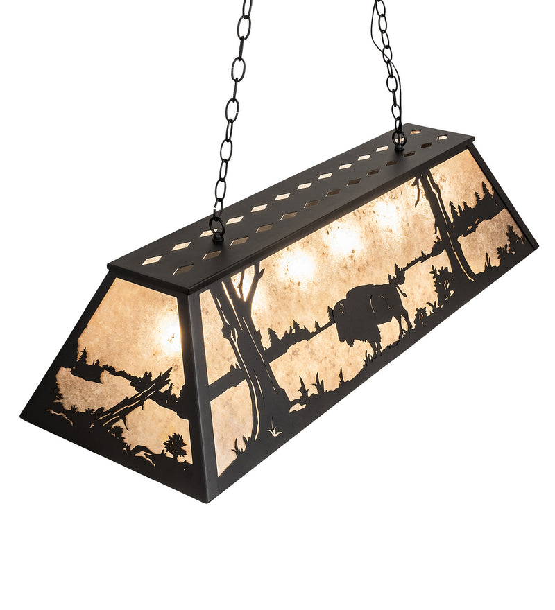 Meyda Tiffany 19083 Six Light Pendant, Textured Black
