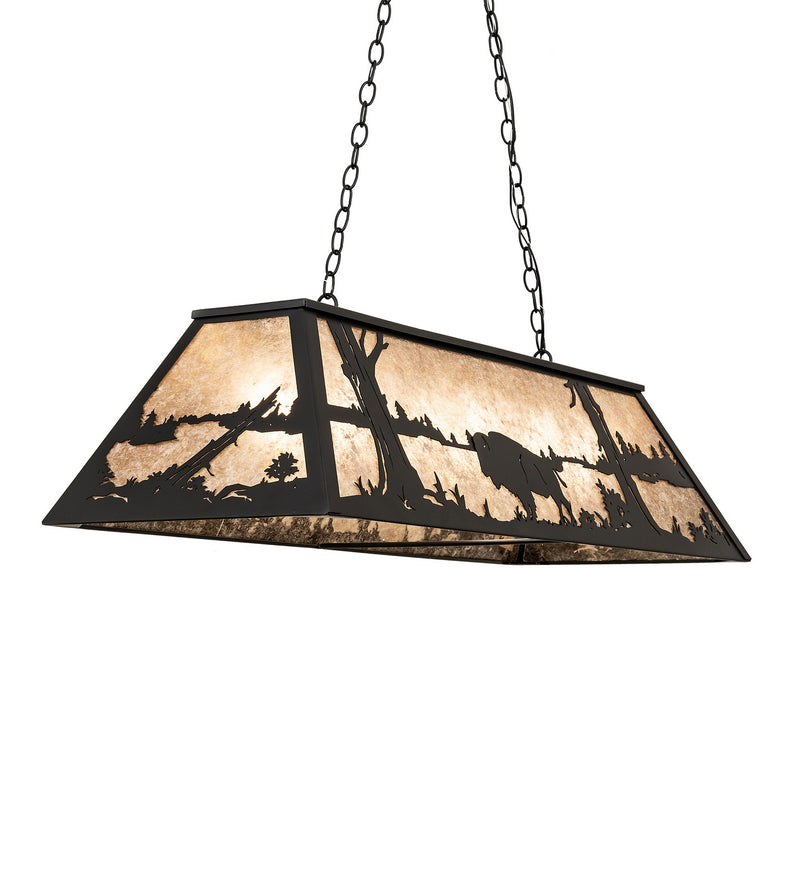 Meyda Tiffany 19083 Six Light Pendant, Textured Black