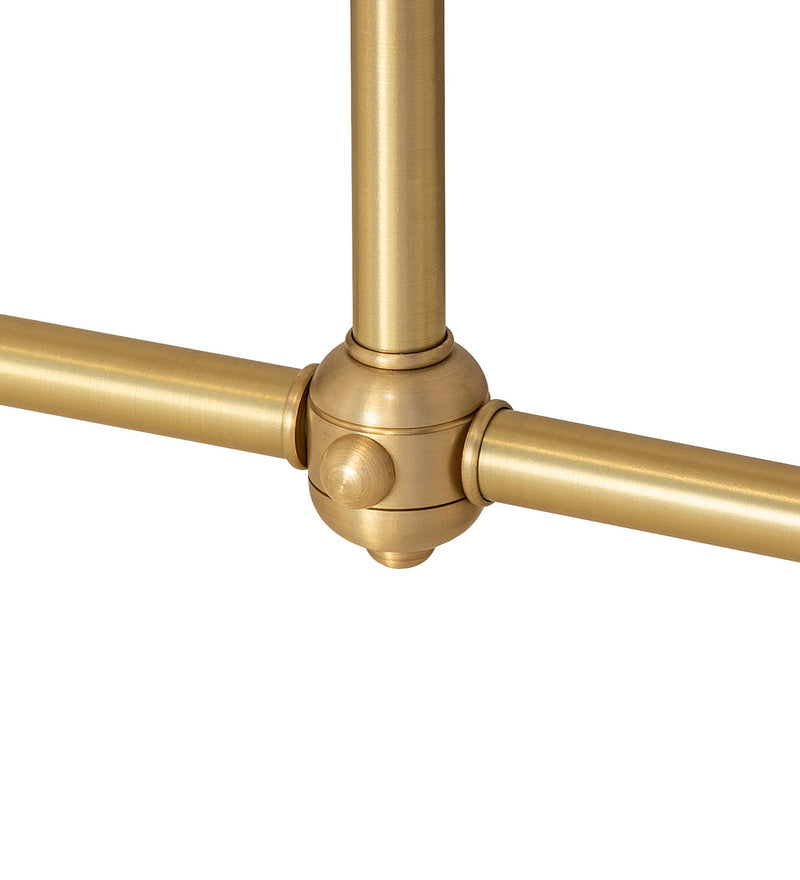 Meyda Tiffany 197914 LED Chandelier, Brushed Brass