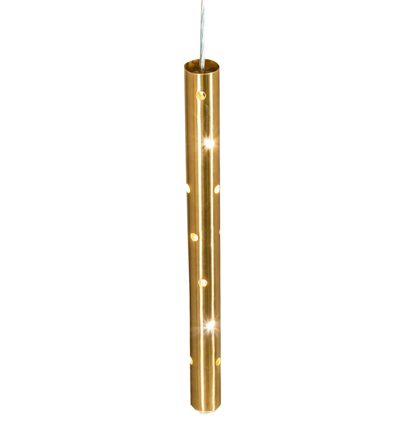 Meyda Tiffany 216637 LED Pendant, Polished Brass