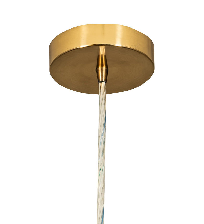 Meyda Tiffany 216637 LED Pendant, Polished Brass