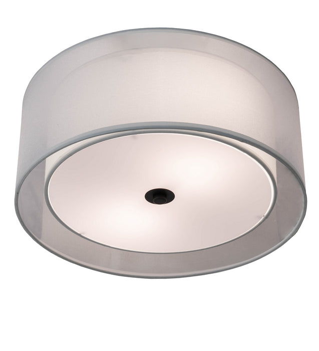 Meyda Tiffany 219587 Three Light Flushmount, Oil Rubbed Bronze