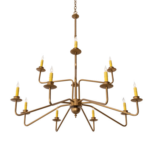 Meyda Tiffany 220461 LED Chandelier, Gold Metallic