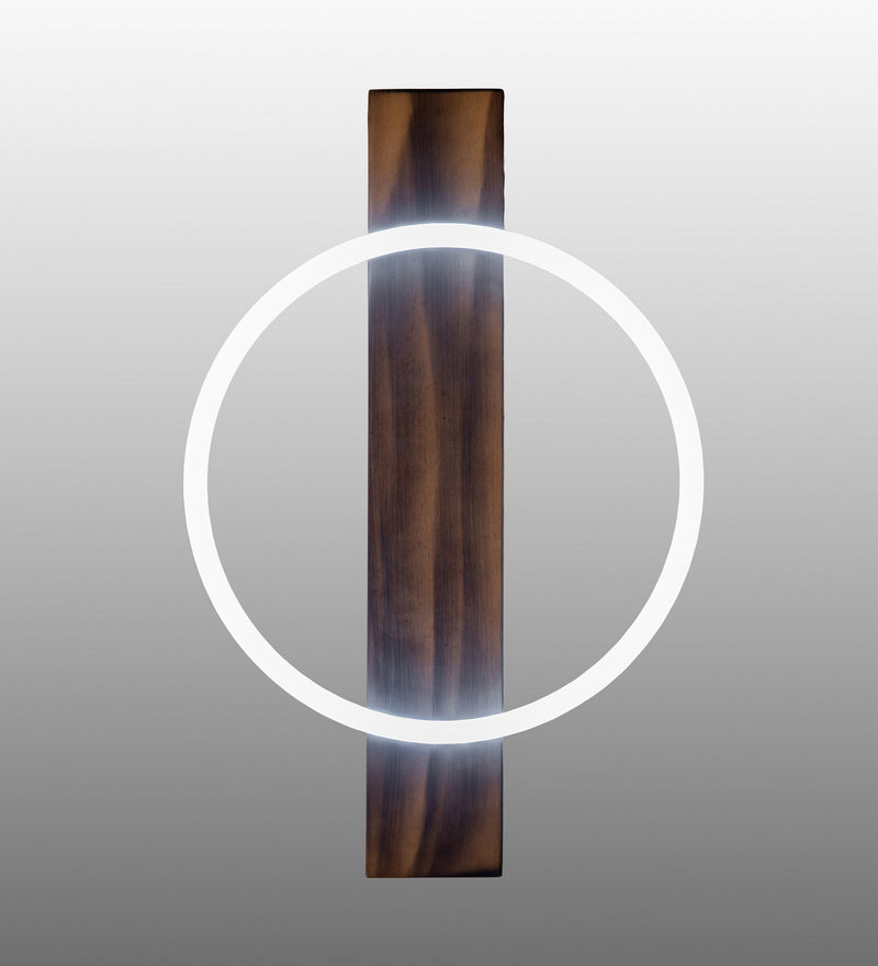 Meyda Tiffany 225519 LED Wall Sconce, Natural Wood