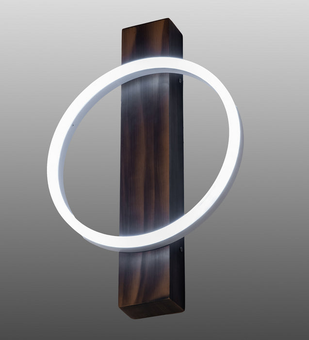 Meyda Tiffany 225519 LED Wall Sconce, Natural Wood