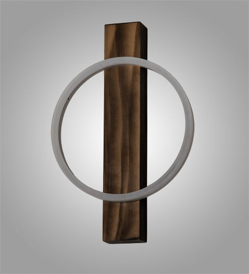 Meyda Tiffany 225519 LED Wall Sconce, Natural Wood