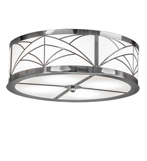 Meyda Tiffany 226779 LED Flushmount, Polished Aluminum