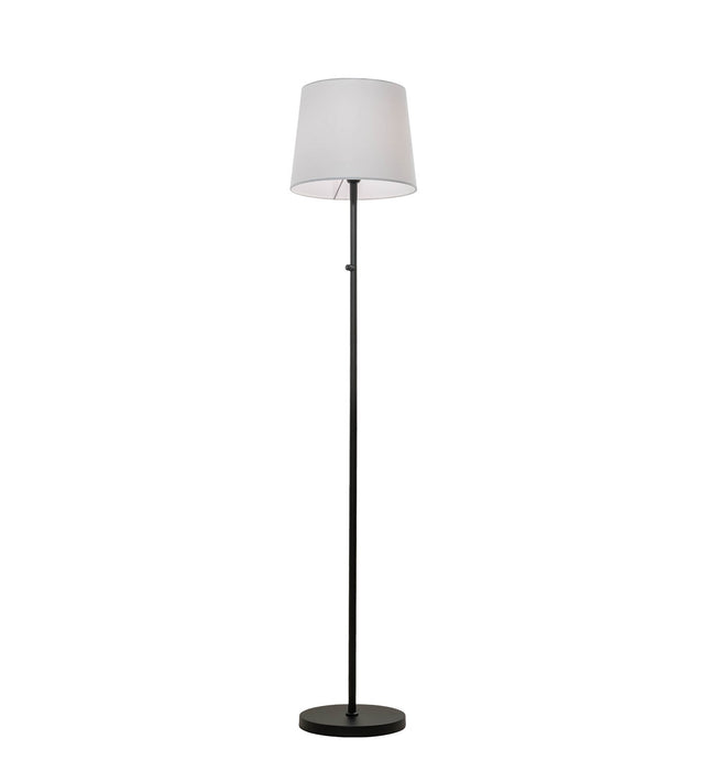 Meyda Tiffany 227649 One Light Floor Lamp, Matte Black