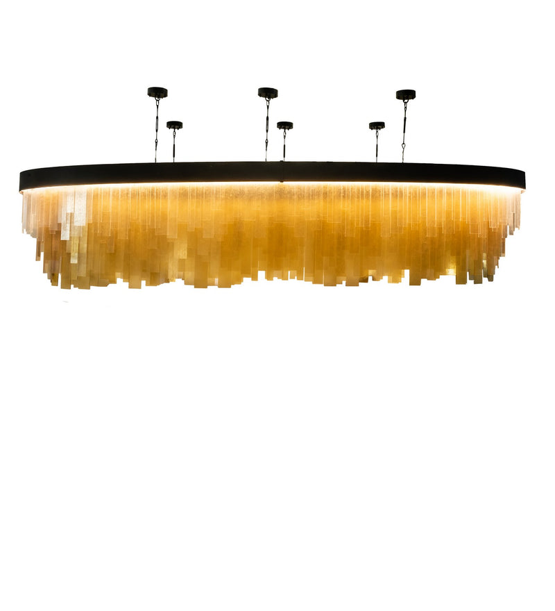 Meyda Tiffany 228181 LED Chandelier, Solar Black