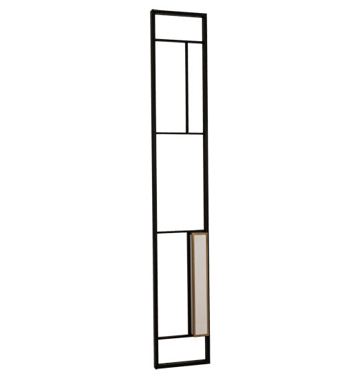 Meyda Tiffany 228183 LED Wall Sconce, Solar Black And Gold Metallic
