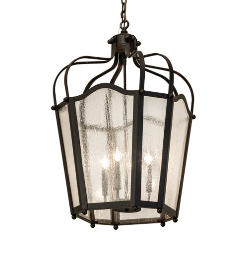 Meyda Tiffany 228423 Four Light Pendant, Oil Rubbed Bronze