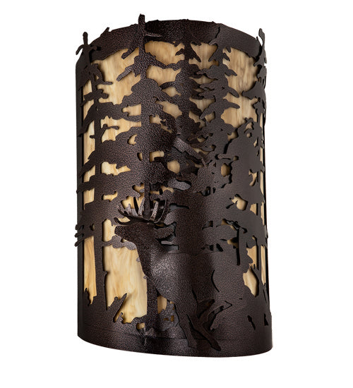 Meyda Tiffany 229318 Two Light Wall Sconce, Copper Vein
