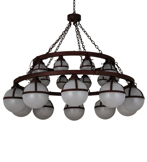 Meyda Tiffany 230704 20 Light Chandelier, Rustic Nail