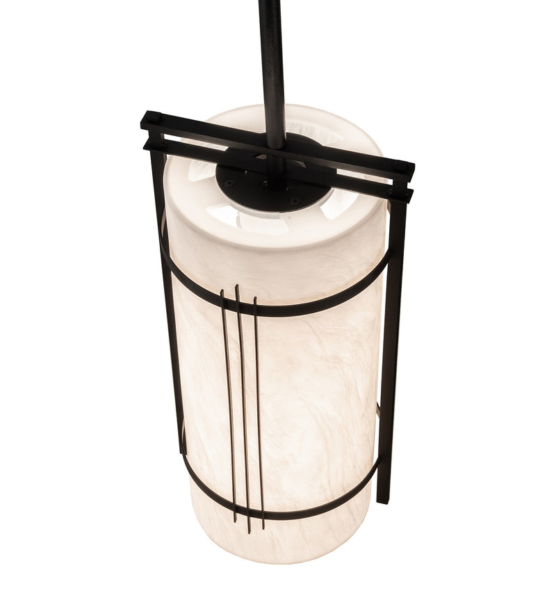 Meyda Tiffany 230735 One Light Mini Pendant, Textured Black